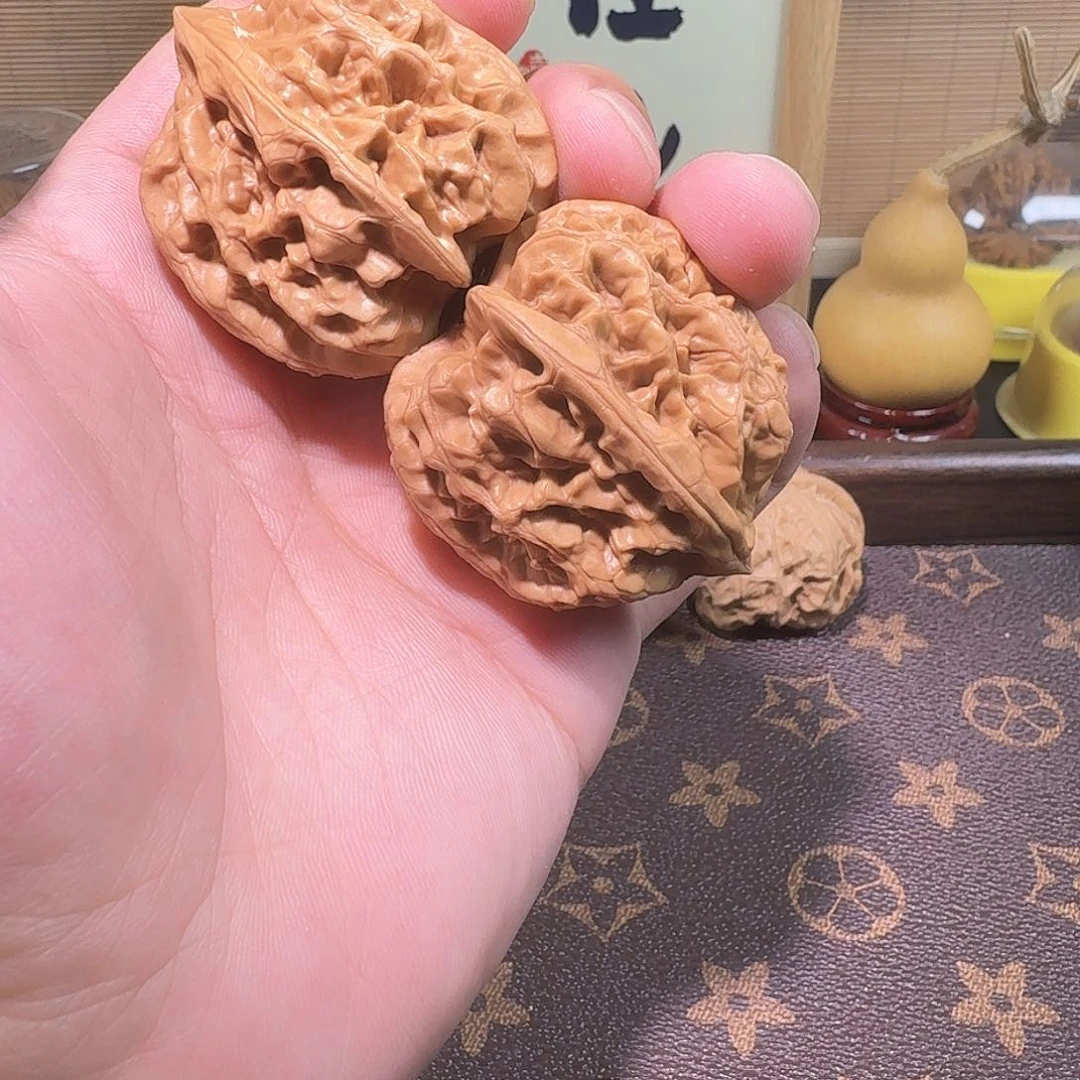 桃核把件全品平谷火苗