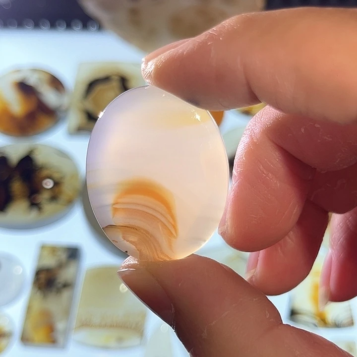 玛瑙/玉髓未镶嵌吊坠(不含链)