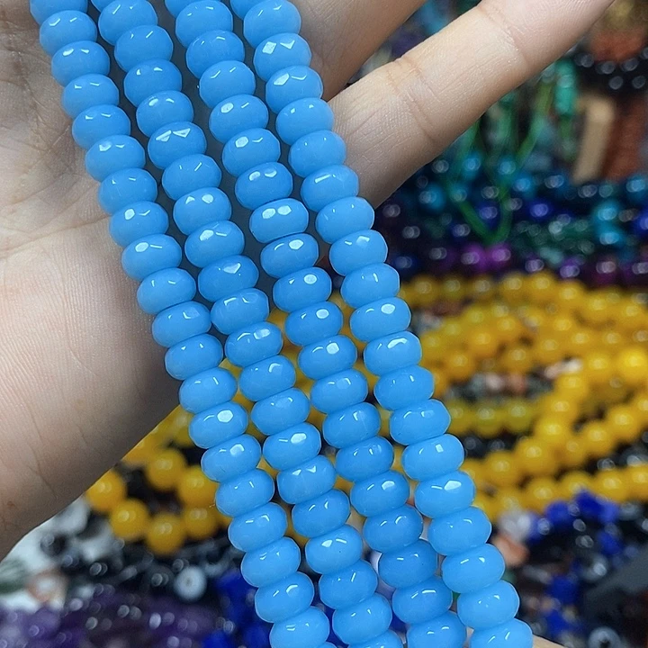 玛瑙/玉髓未镶嵌珠宝半成品玉髓切面卡8mm