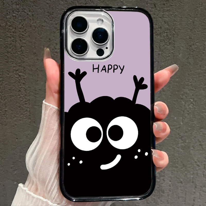 【AI键保护】开心煤球适用苹果16promax手机壳iphone15新款14全包