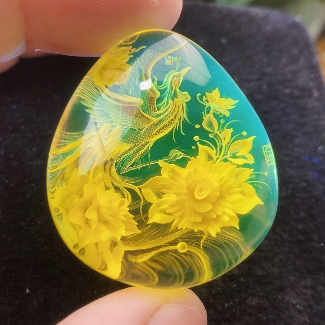 【闪购商品】金珀吊坠(不含链)未镶嵌