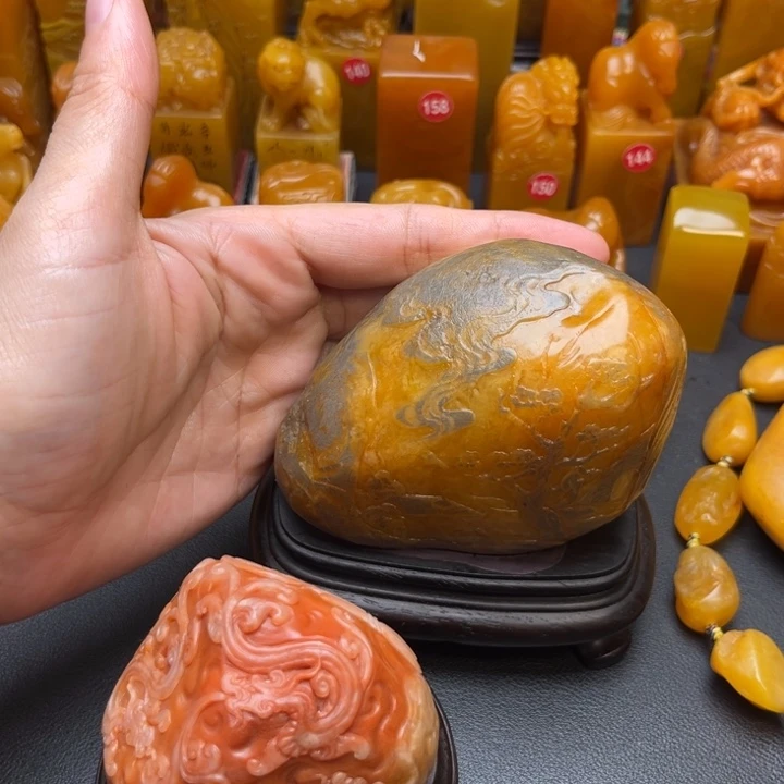 世***览印石寿山石题材：工艺品