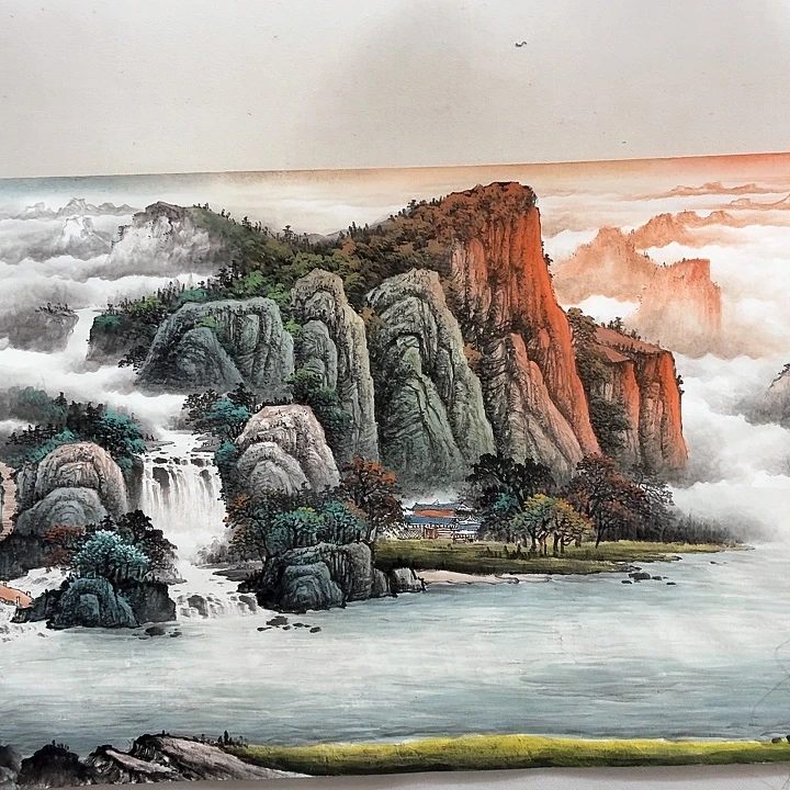 国画国画作品任海鲜画