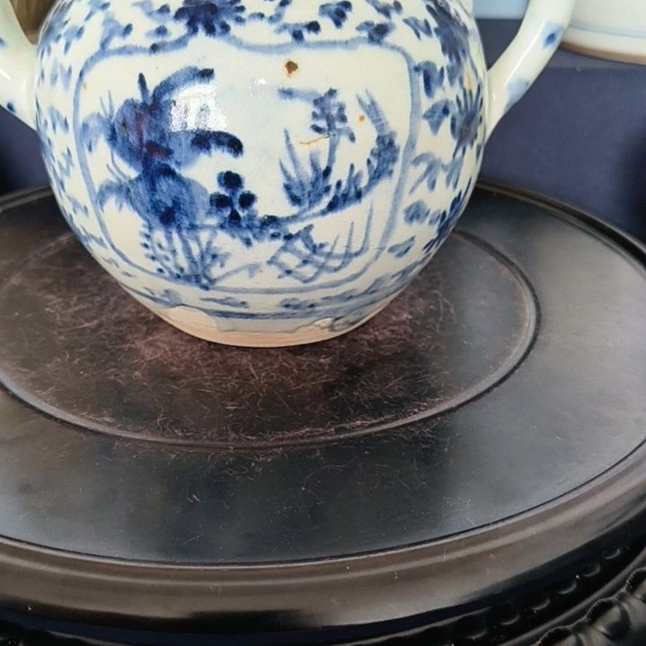 称***！摆件单色青壶一件东西