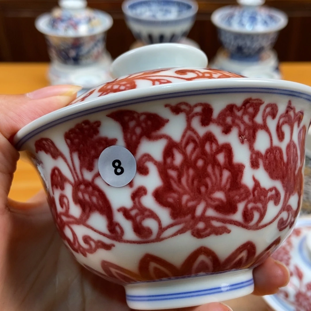 手绘现代茶具非古董
