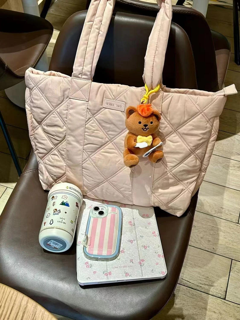 大容量托特包女2025秋冬新款潮小众单肩斜挎包百搭手提袋托特包