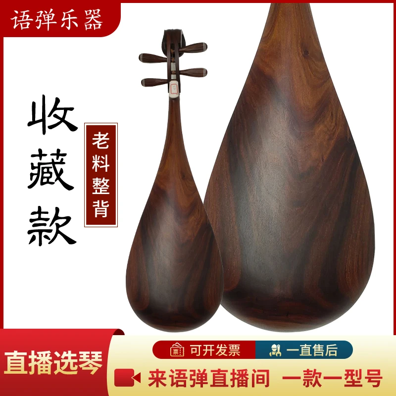 语弹 赞比亚紫檀成人琵琶专业演奏考级民族弹拨乐器