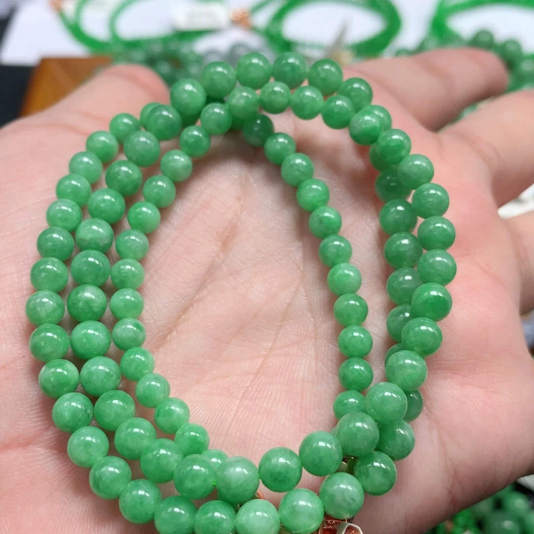 未镶嵌手链翡翠翡翠