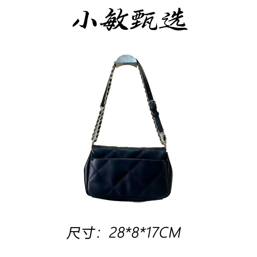 【小敏精选】渠道货BF-66295-黑色轻奢软面气质百搭女包