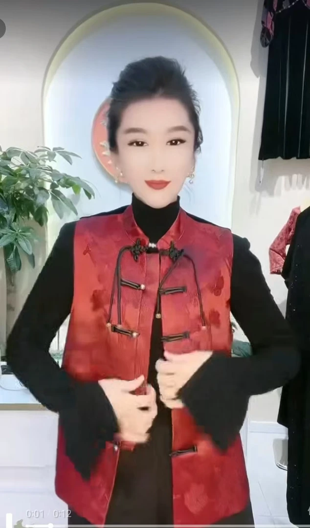 2501紫涵2025秋冬新款女式坎肩