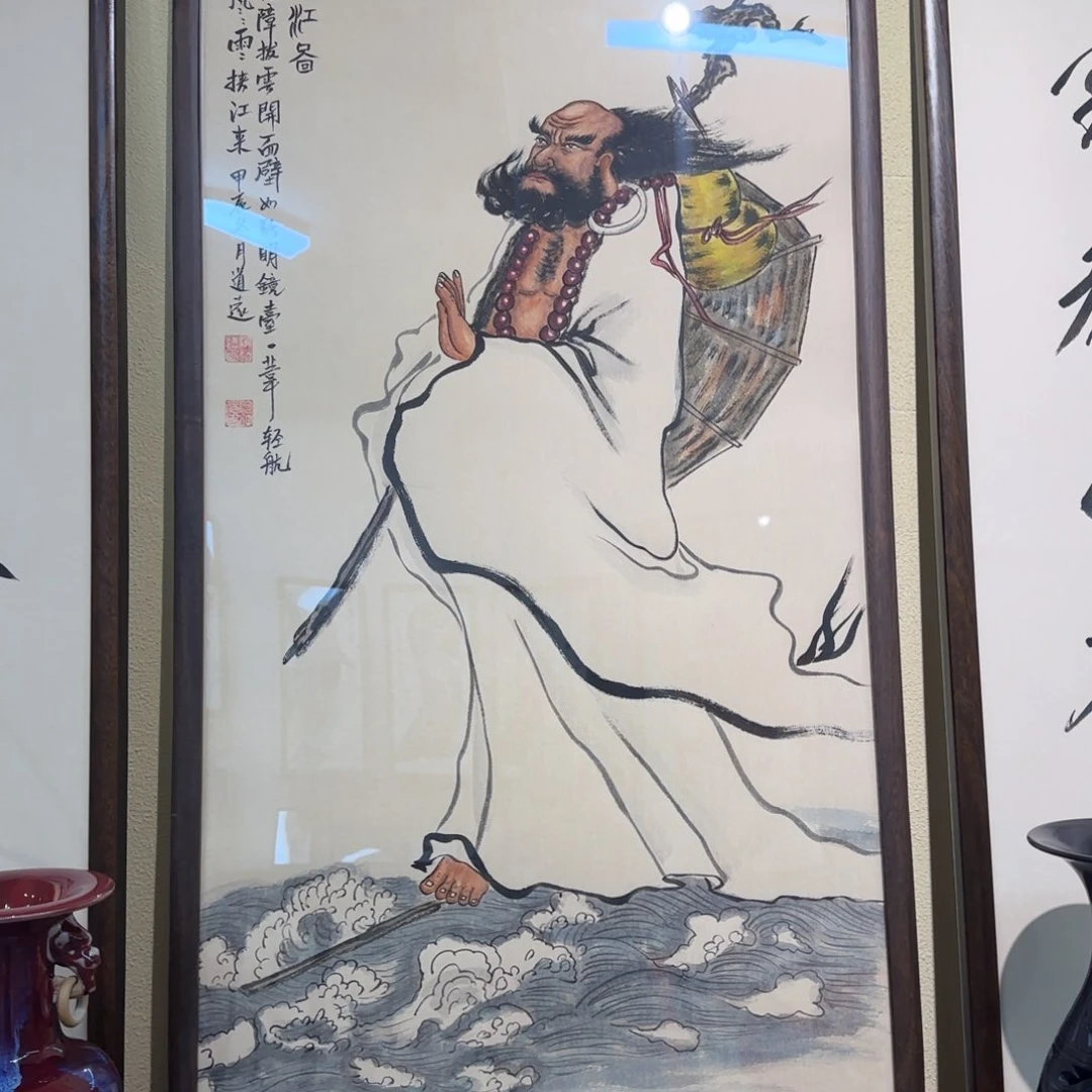 国画少***堂阿冲手绘钟馗