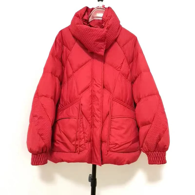 A677  TPF2024时尚保暖显瘦羽绒服冬季女装商场同款8102款