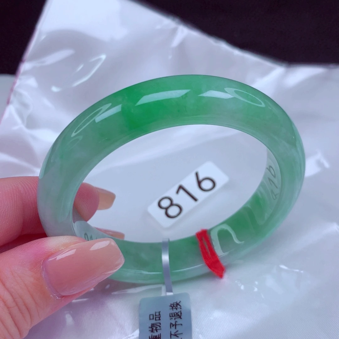 翡翠未镶嵌手镯手镯