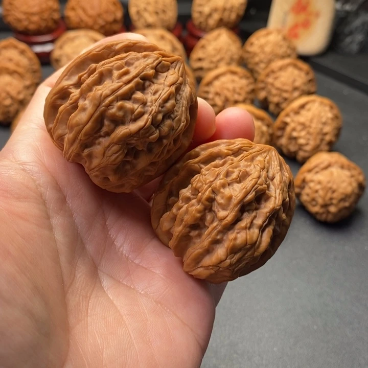 o***o把件文玩核桃40尺佛手野核