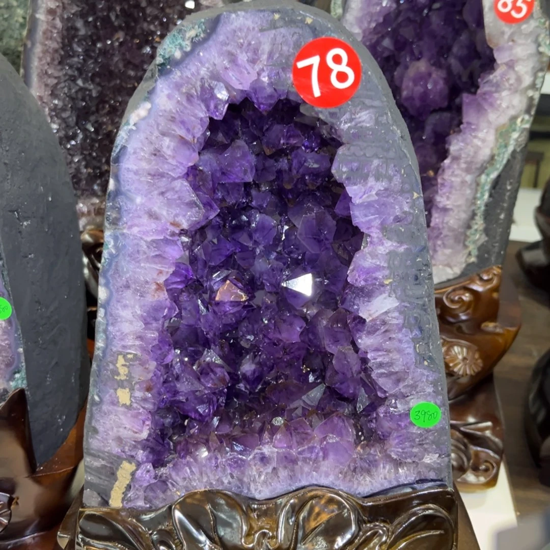 未镶嵌摆件紫晶水晶