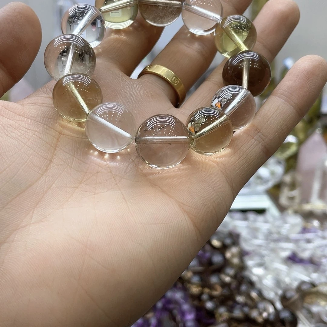 茶水晶未镶嵌水晶阿****y