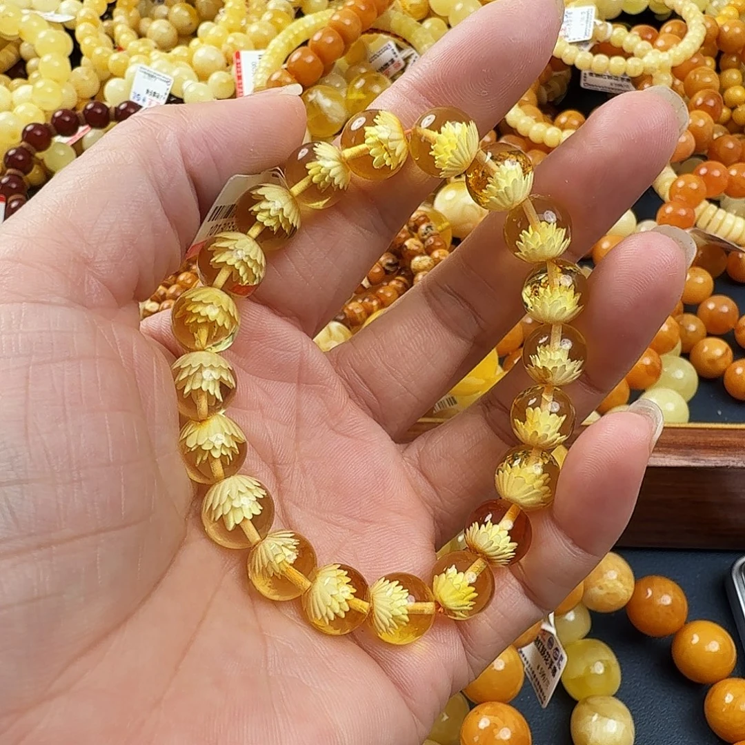 琥珀未镶嵌珠宝奇石