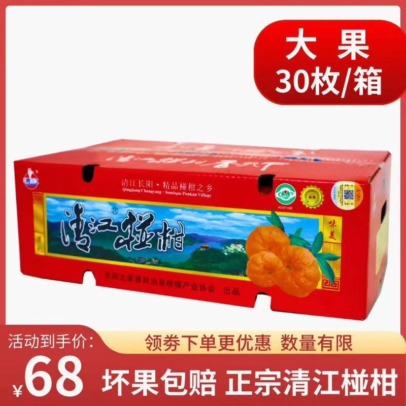冬天水果正宗宜昌椪柑长阳岩松坪椪柑清江椪柑基地直发礼盒年货