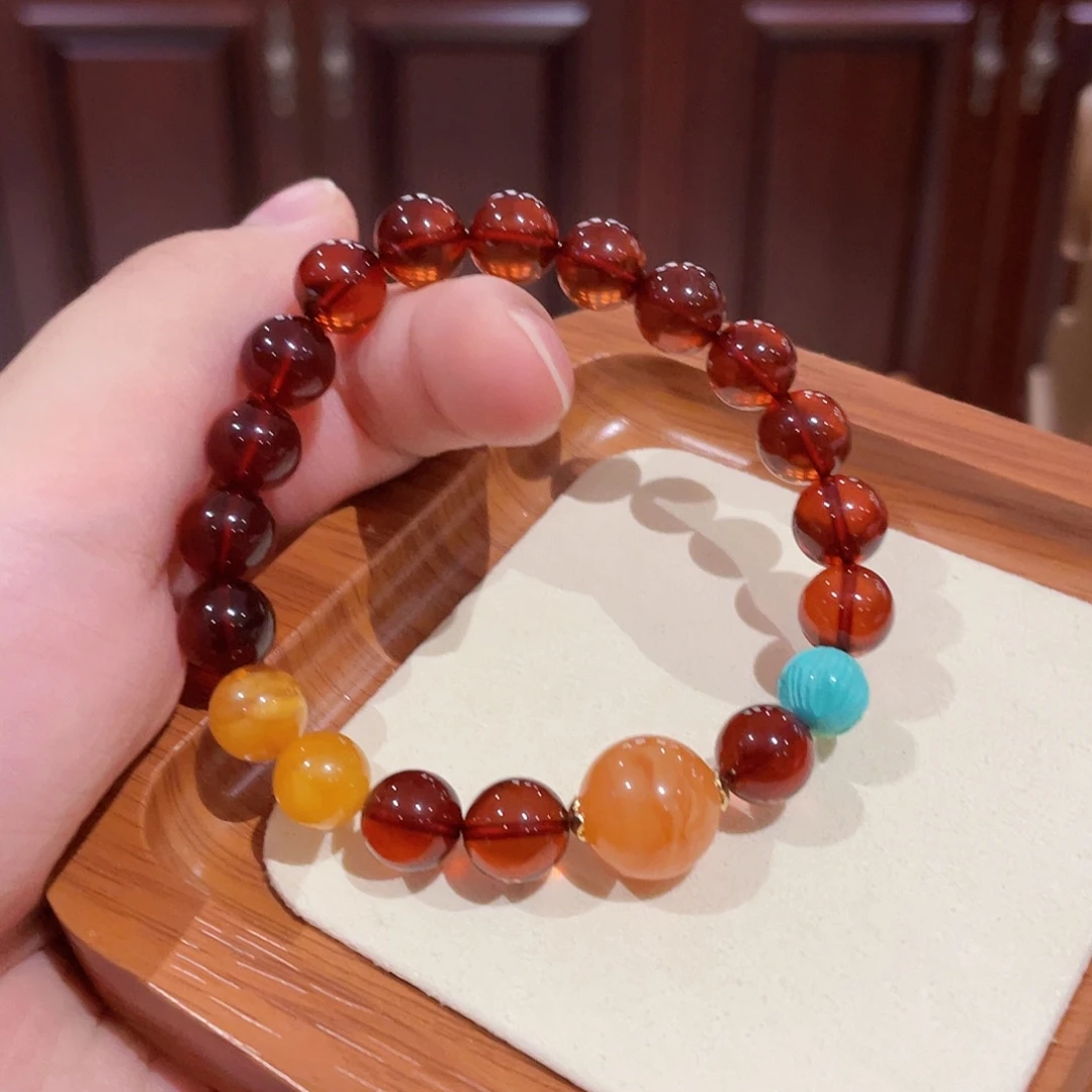 手链蜜蜡未镶嵌手串