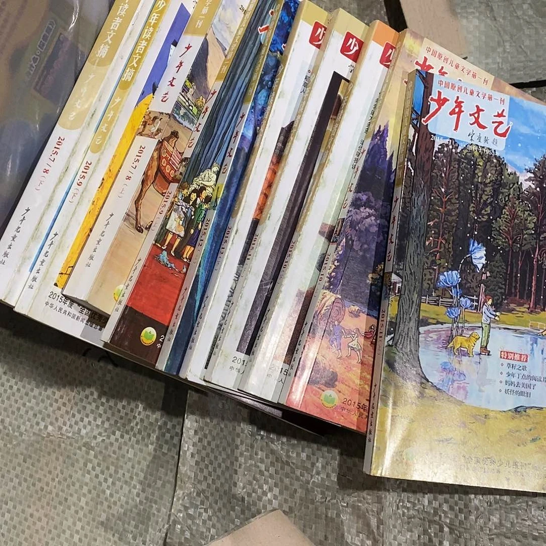 少年文艺10本赠一笔记本微瑕