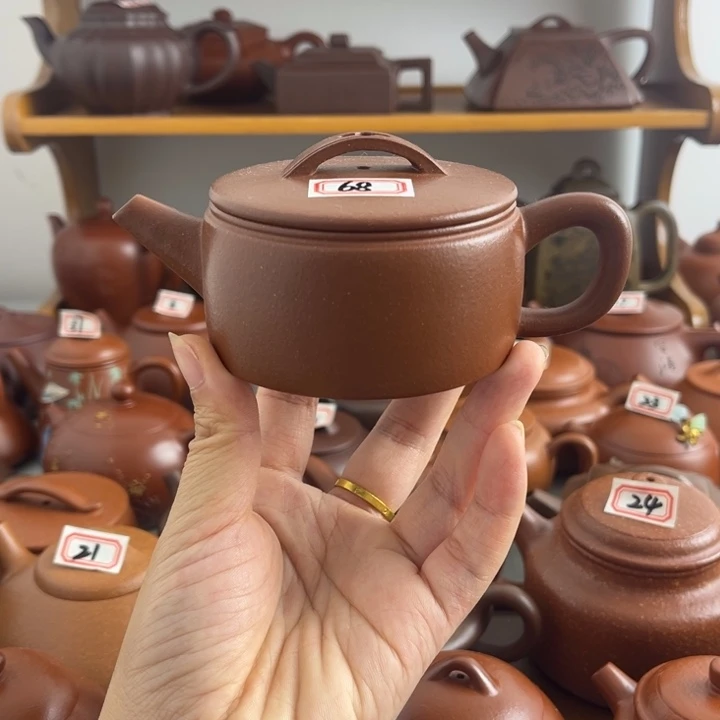 茶壶紫砂150cc降坡半手