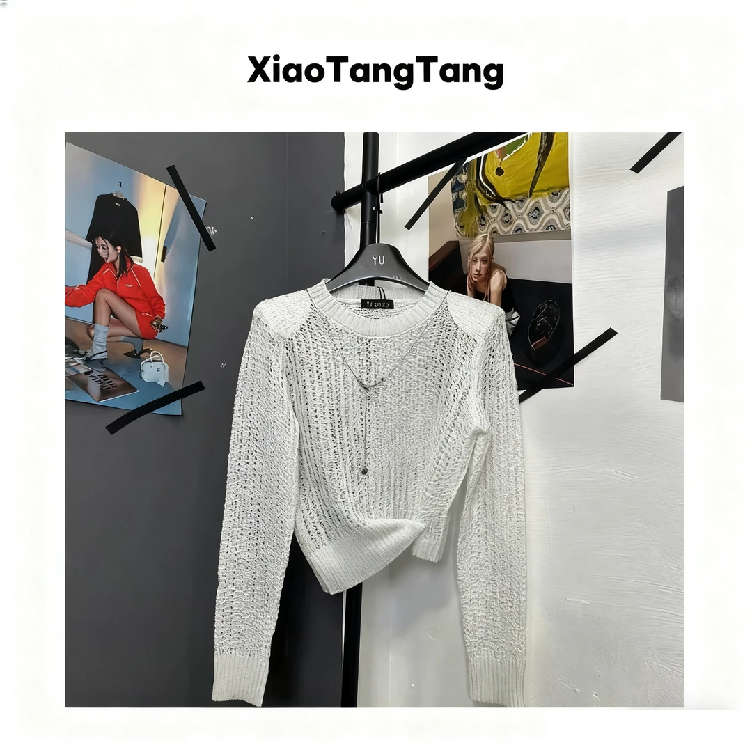 271挂件银丝小衫 个性