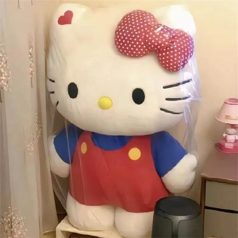 80cm可爱卡通KT猫毛绒抱枕创意生日礼物送女生（轻松熊）