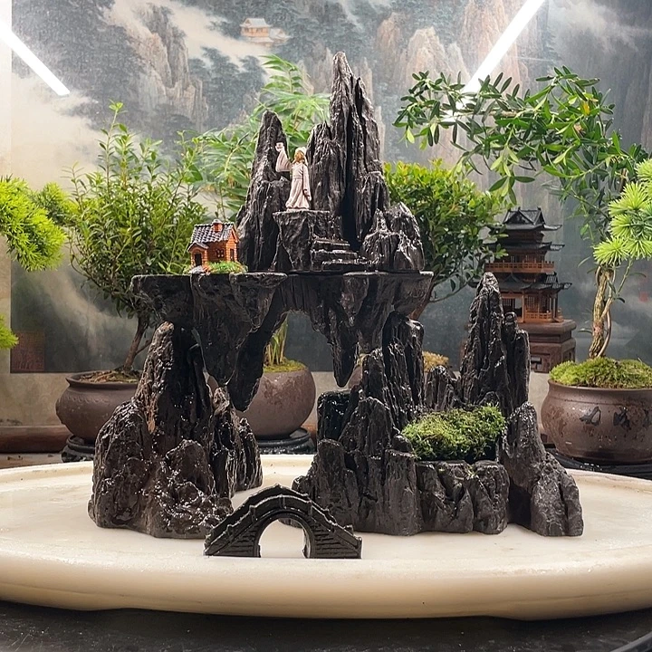 爱***错鱼缸造景组合3100