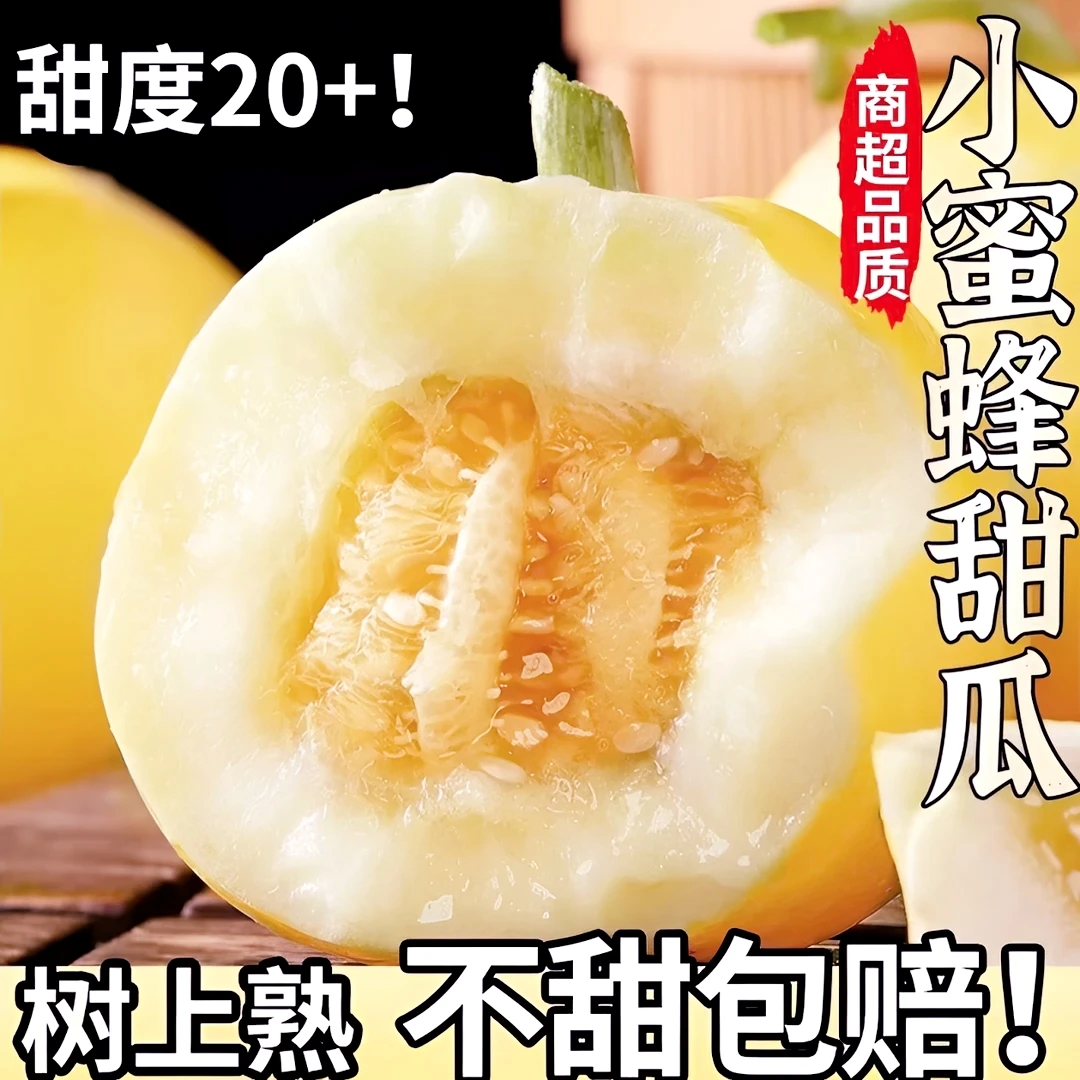 顺丰包邮】小蜜蜂甜瓜香甜香瓜新鲜水果星甜20现摘现发脆甜