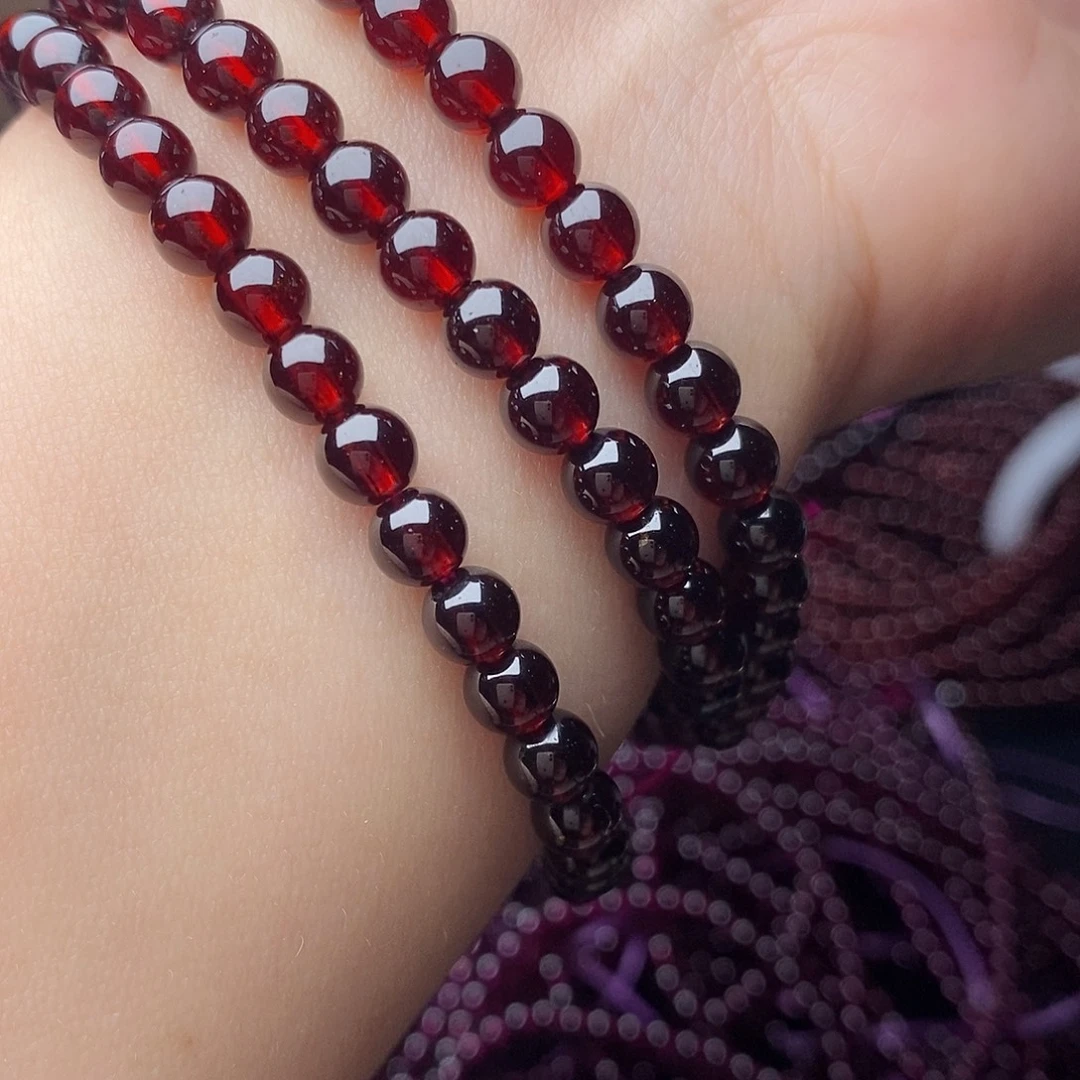 小***小石榴石未镶嵌手链卡5.5