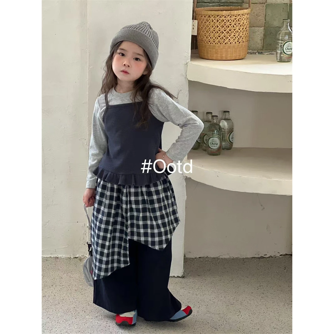 ootd·25秋～格子屁帘裤OT808（汉服）