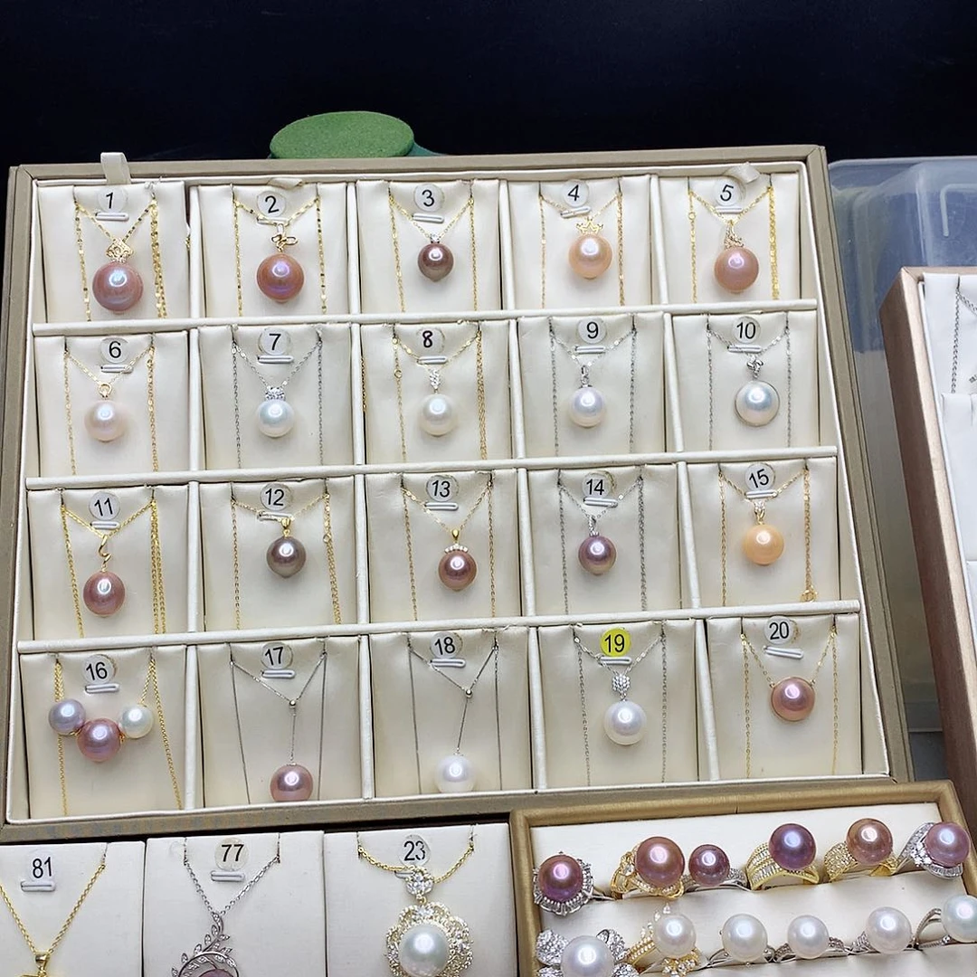 淡水珍珠颈饰银S925镶嵌屁****