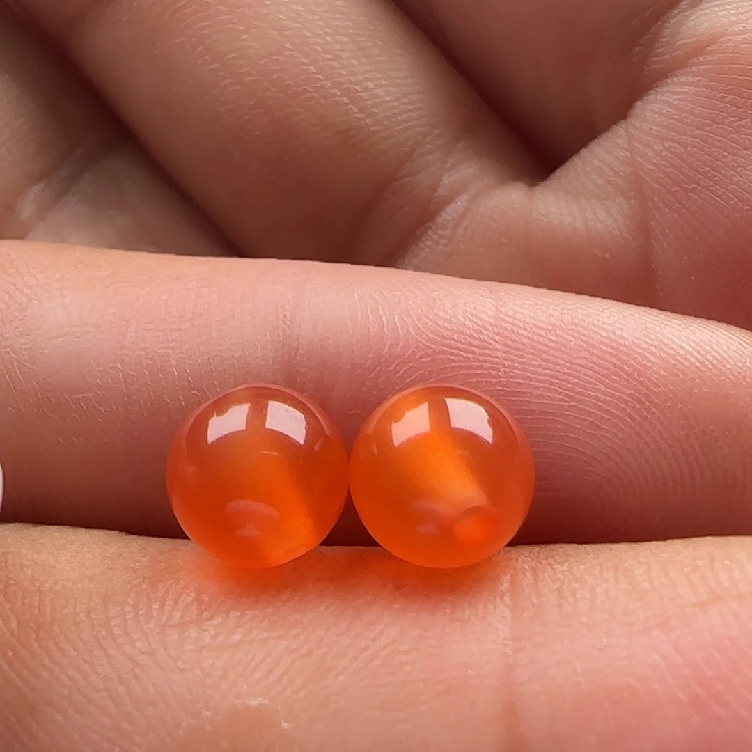 南红玛瑙圆珠6.9未镶嵌