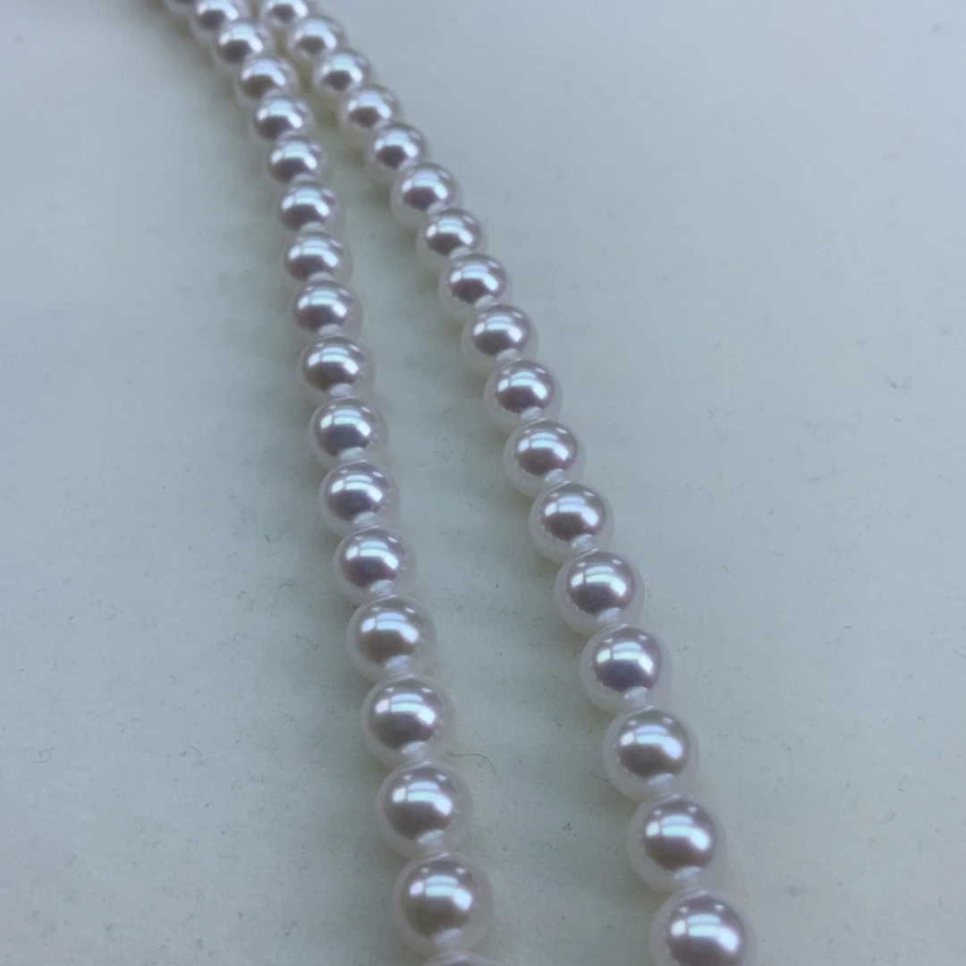 8/9镜面光照人影正圆无暇银S925镶嵌淡水珍珠