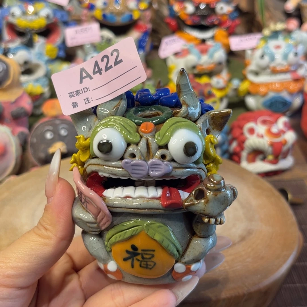 泥塑纯手工陶瓷摆件