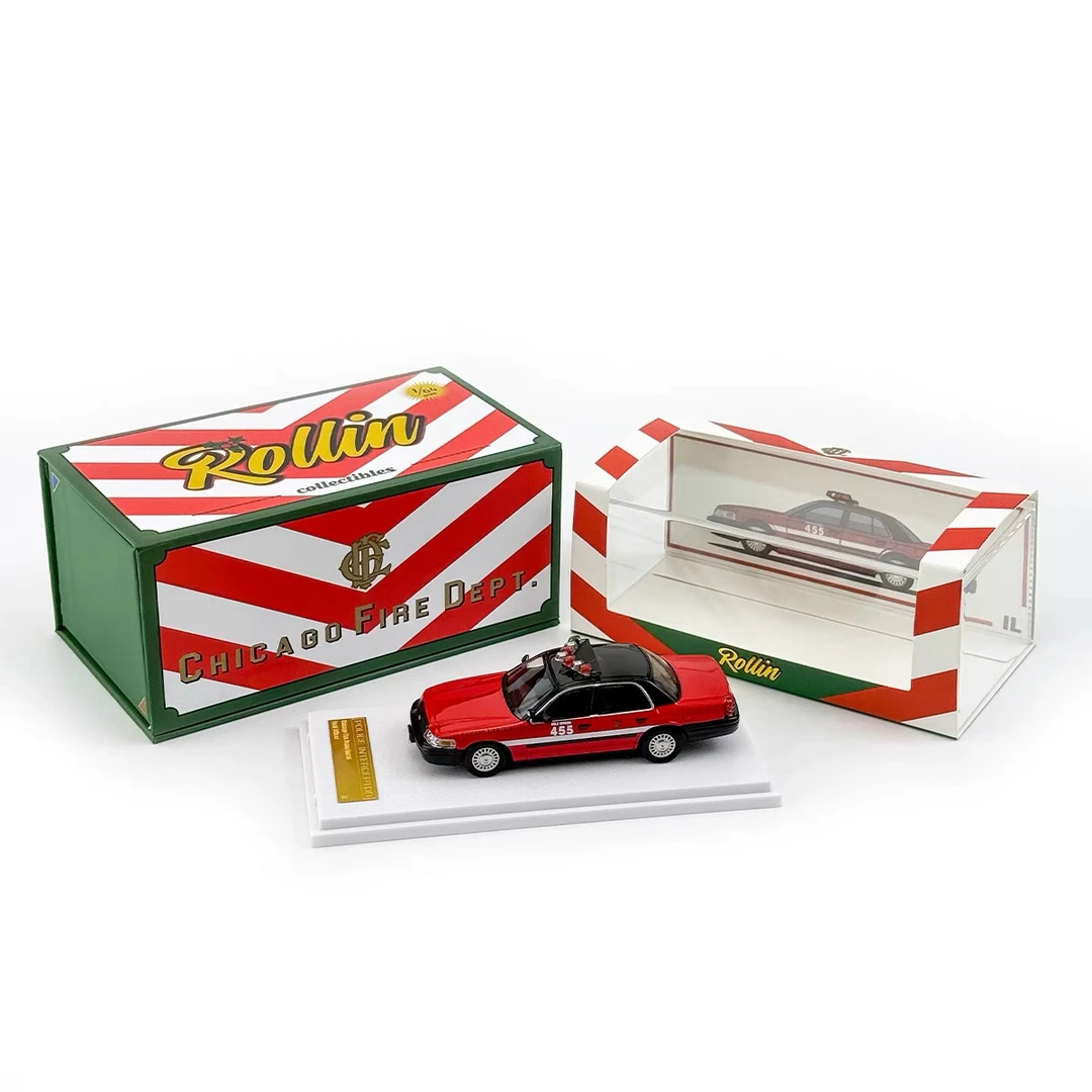 圣诞限定合金车模现货！Rollin 1:64 芝加哥限定合金模型