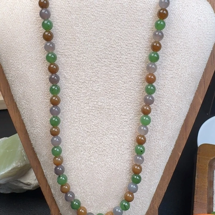 和田玉银S925镶嵌颈饰