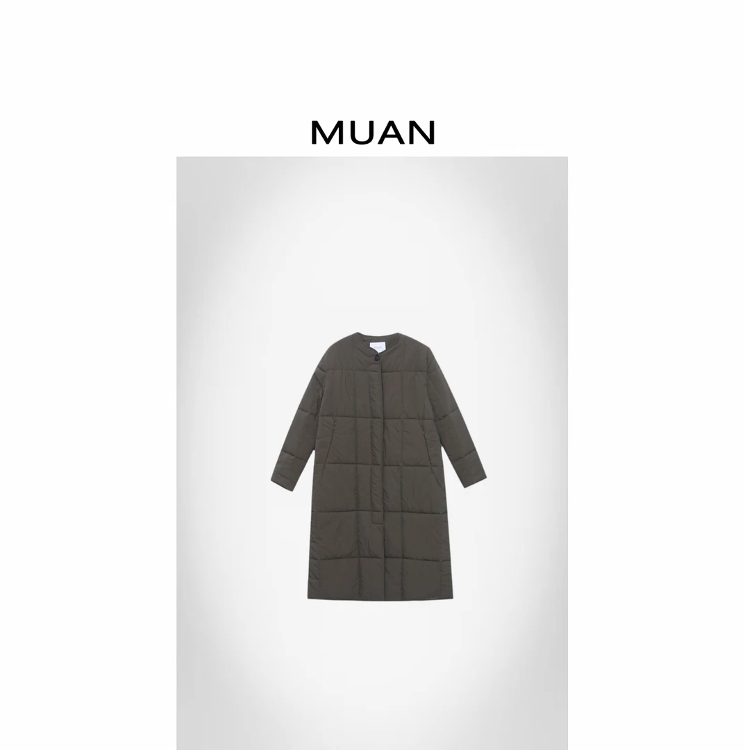 木岸MUAN：《奥斯汀棉服》定制945克高级长袖棉服外套女D-DG3-6842