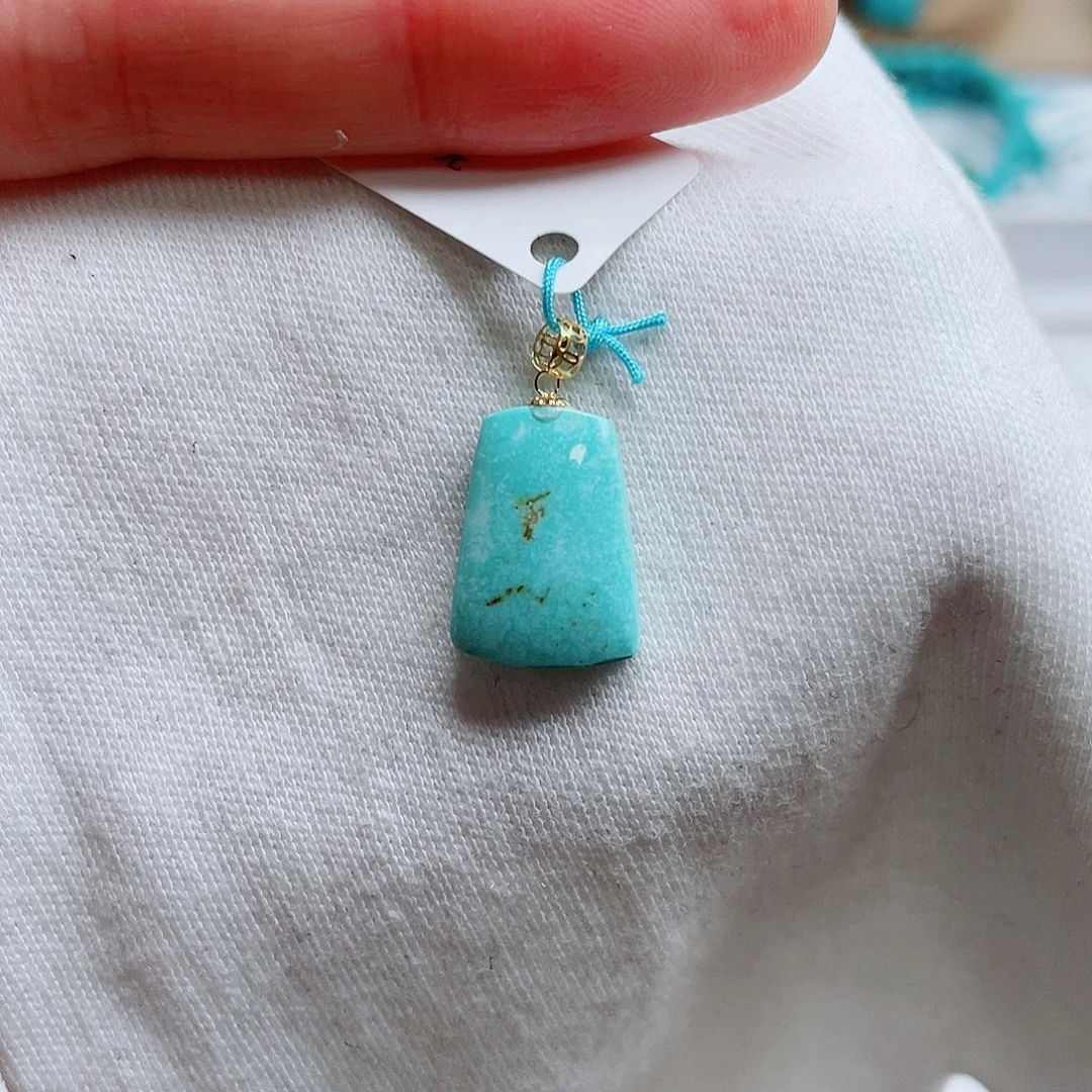 绿松石18K金镶嵌绿松石