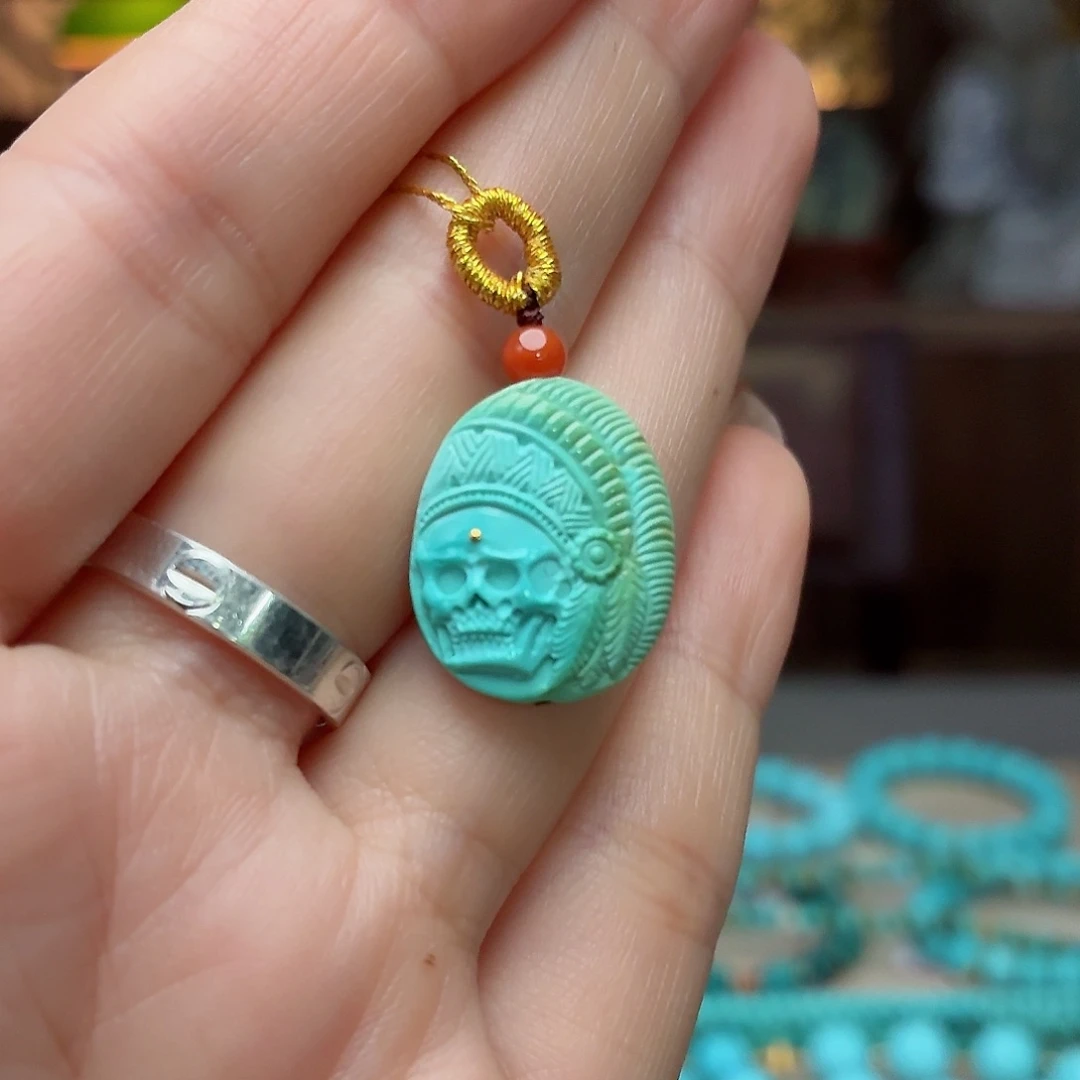 未镶嵌绿松石珠宝奇石