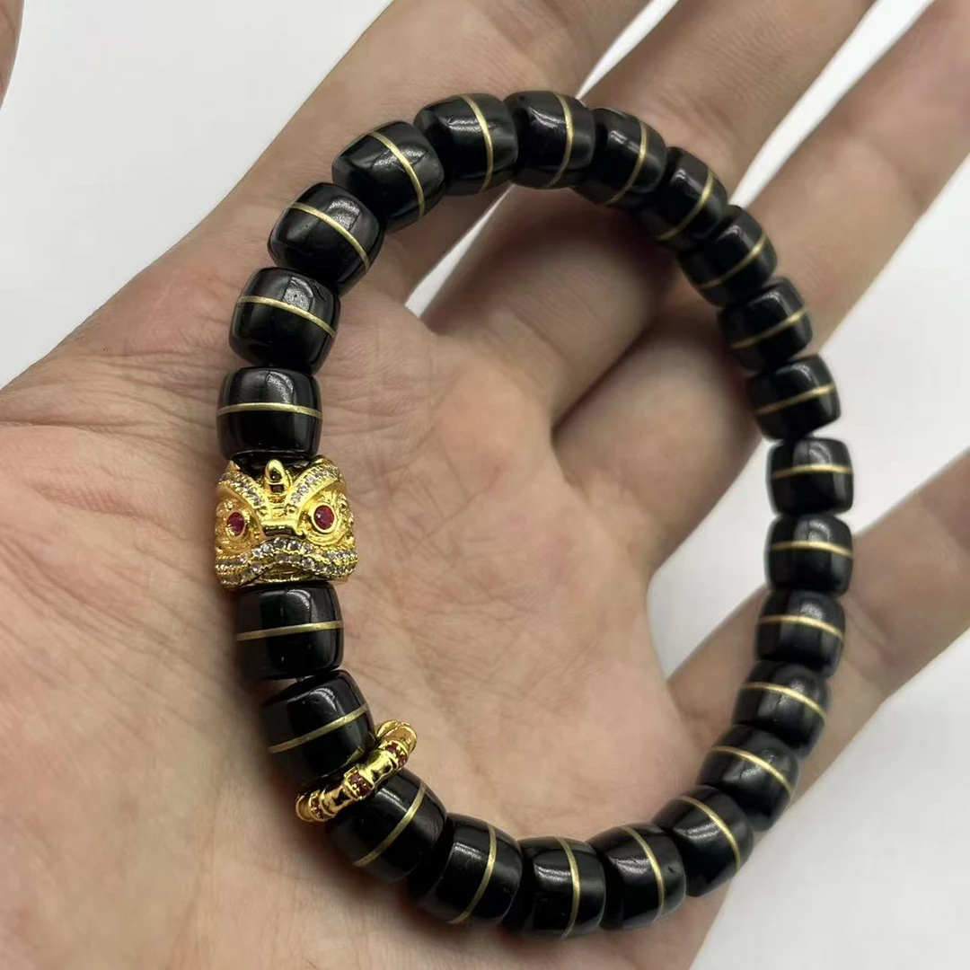 A3椰蒂烫金一线天卡8*9精美醒狮配饰单圈 486（配A3礼盒套装）