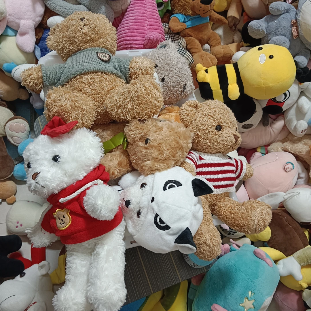 可爱柔软毛绒玩偶用于摆摊套圈娃娃机婚礼抛洒店庆活动送朋友礼物