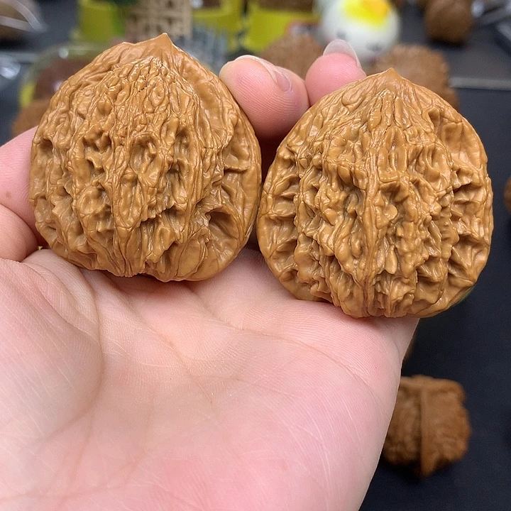 吊坠文玩核桃43虎头