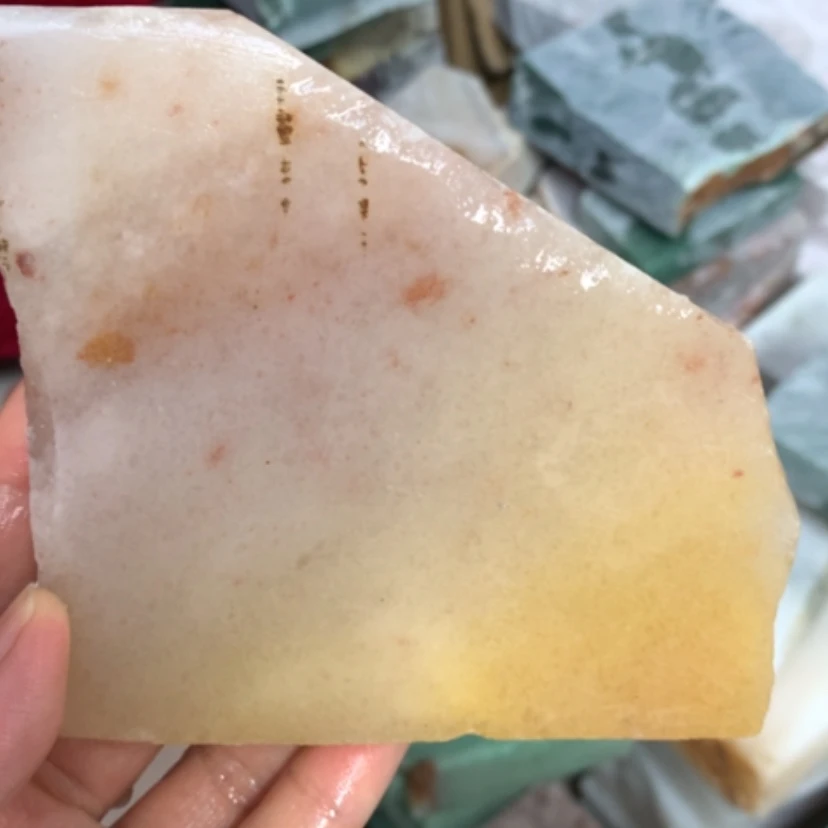 【闪购商品】未镶嵌手镯石英岩玉桃花冰黄
