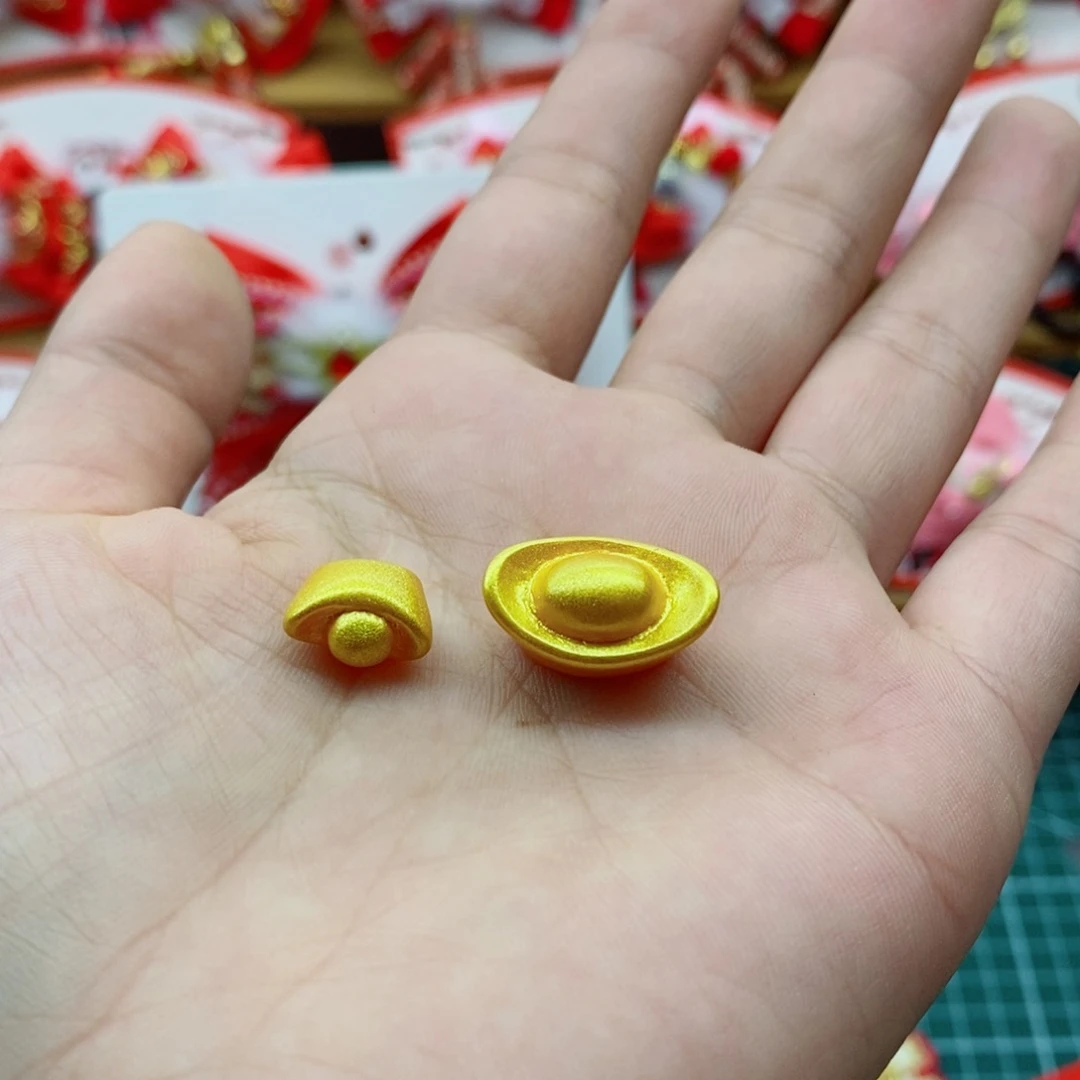 树脂元宝大小号各20个