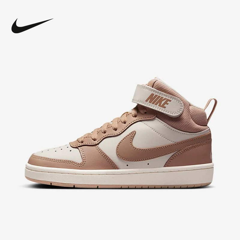 Nike/耐克女鞋/大童Court Borough Mid 2中帮休闲板鞋 CD7782-125