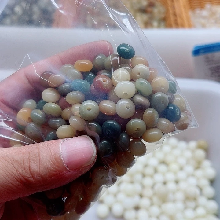 小***哒白玉菩提手串敦煌瑕疵算盘150