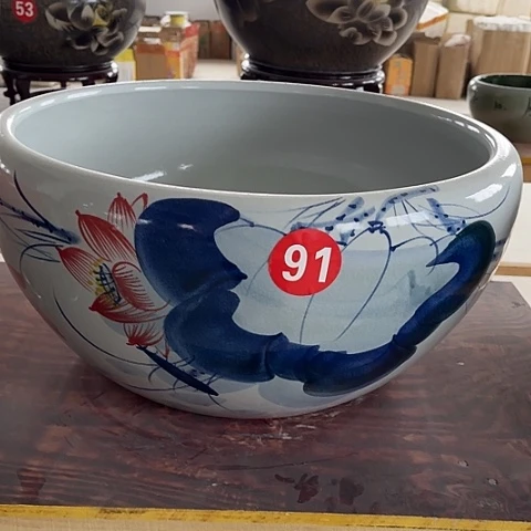 有机玻璃陶瓷鱼缸47厘米