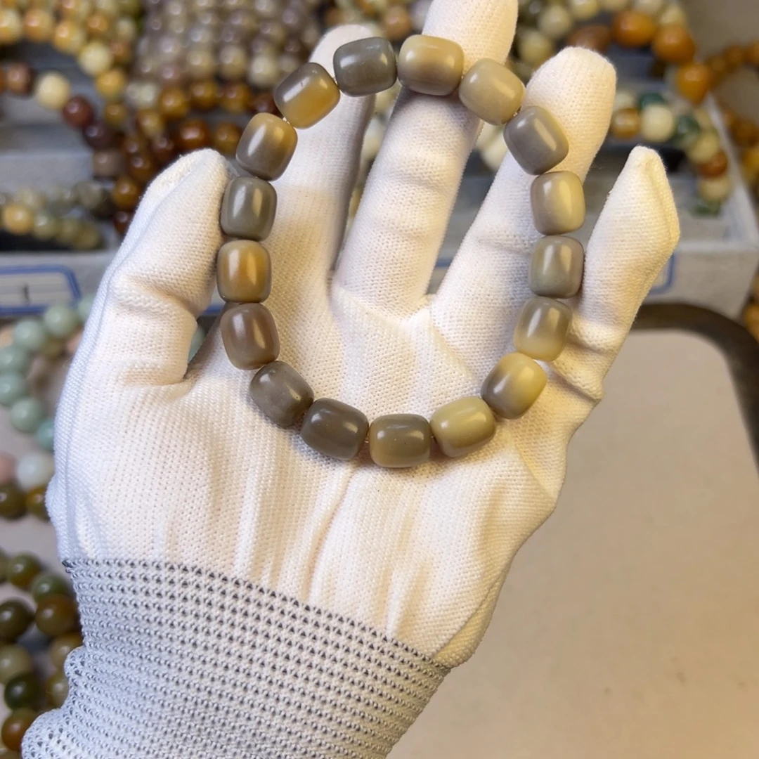 手串菩提根/象牙果老料糯米糍年糕卡10×12