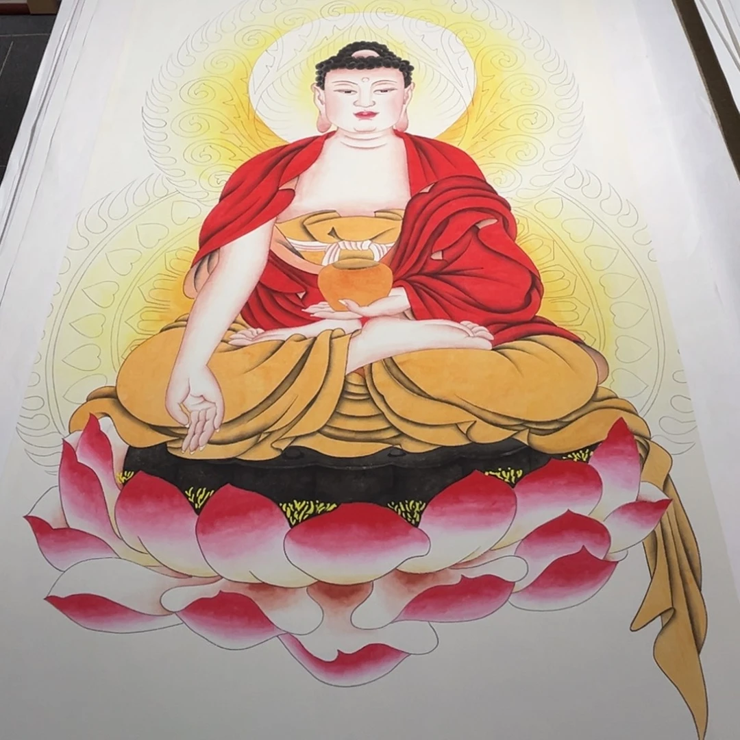书法瑕疵福利药师佛